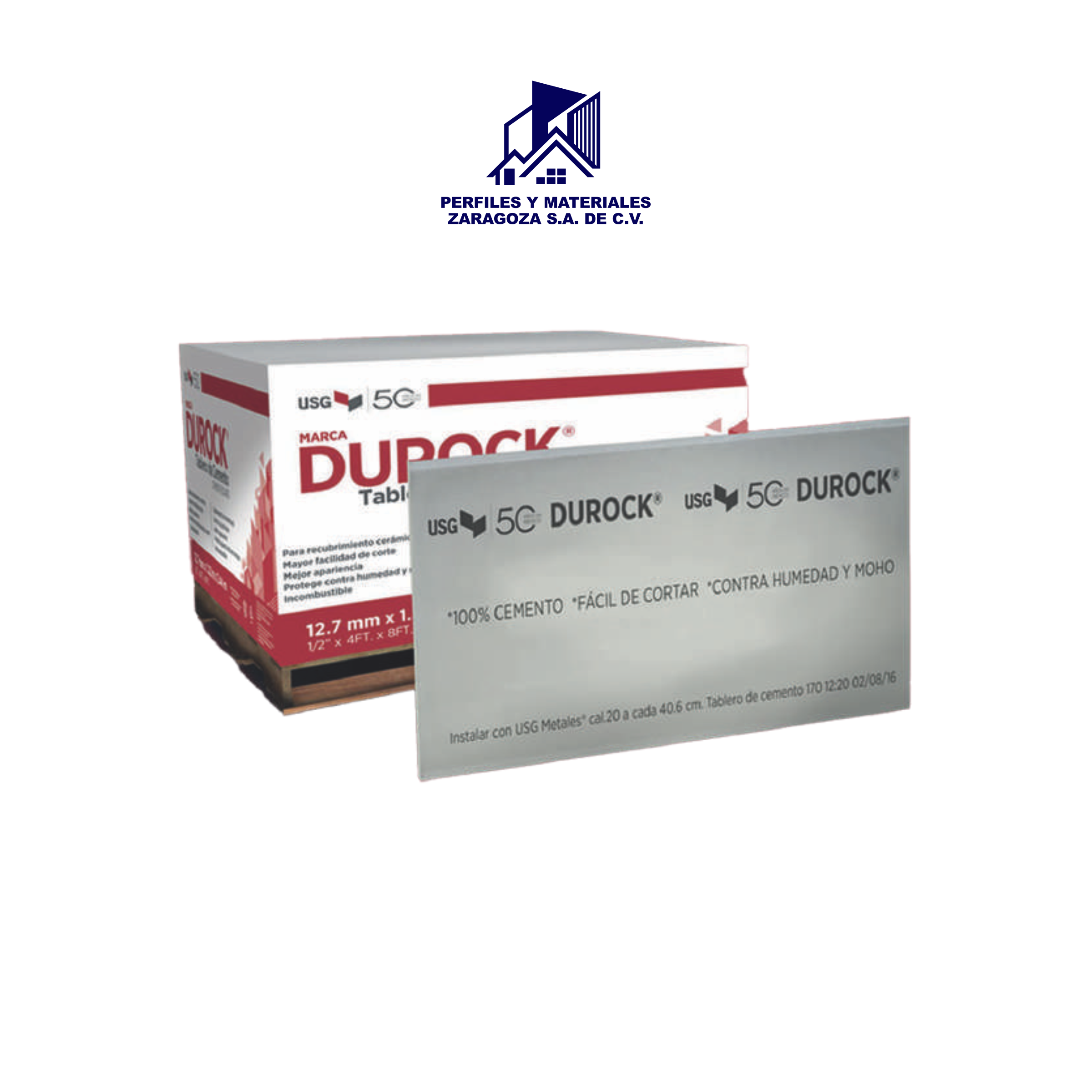 DUROCK 1.22 X 2.45 12mm