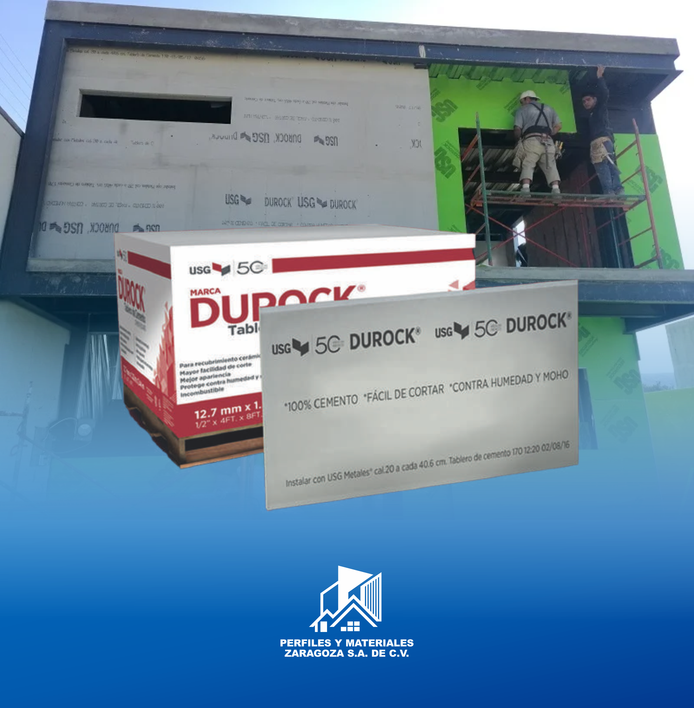 DUROCK 1.22 X 2.45 12mm