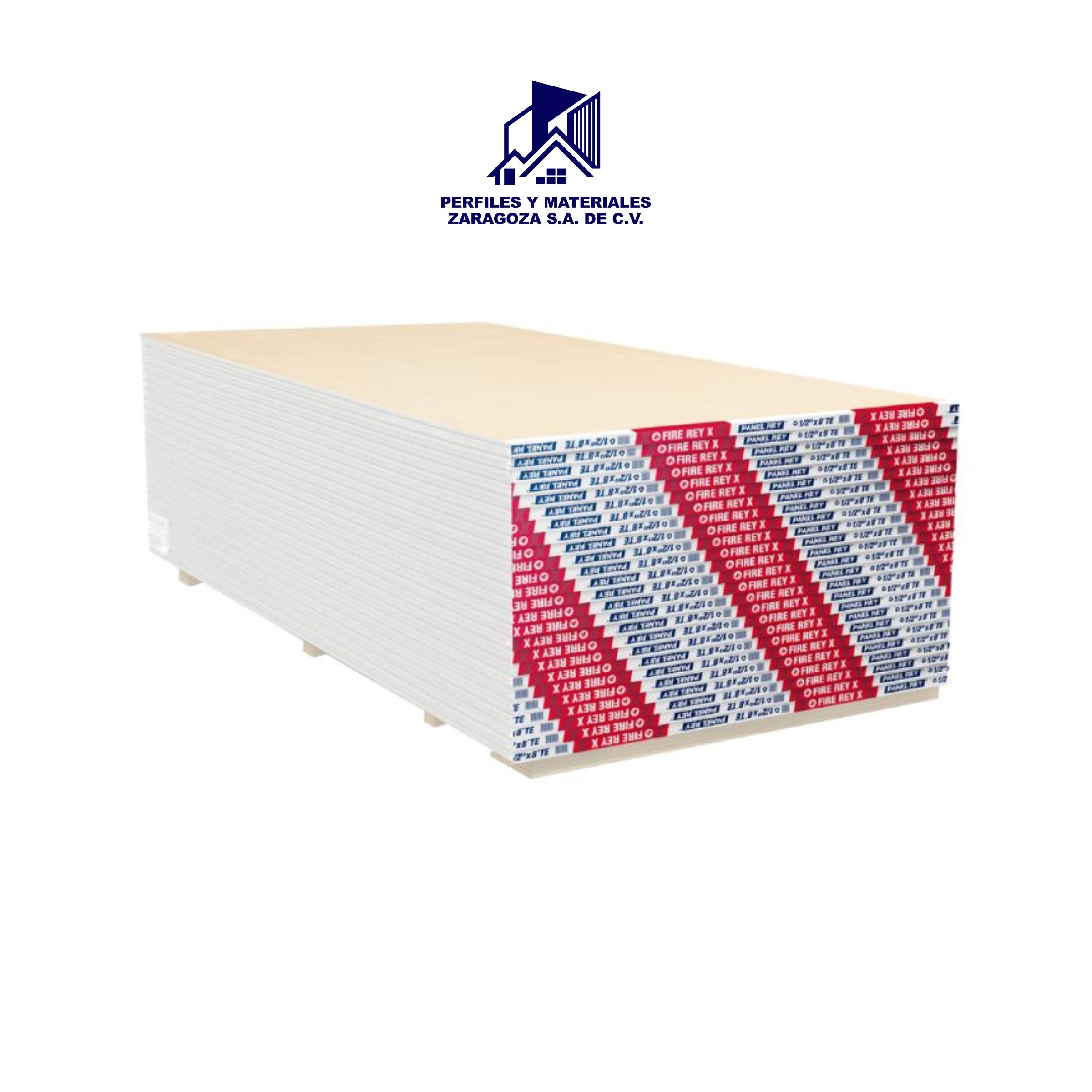 TABLAROCA DE PANEL REY ANTI FUEGO 1.22 X 2.44 12mm